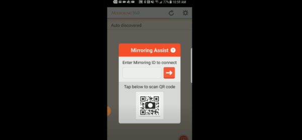 how to screenshare on ios 15 via Mirroring360
