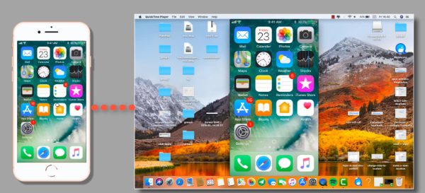 how to screenshare on ios 15 via Quicktime Player