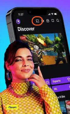 Cast Twitch on mobile to TV