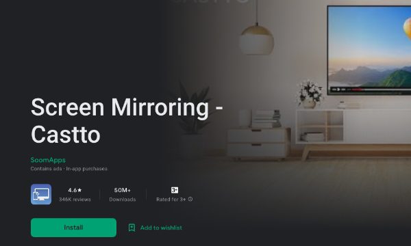 Screen Mirroring - Castto app for casting to tv
