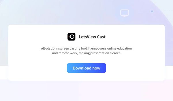 LetsView app for casting to tv