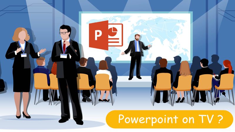Cast Powerpoint to a TV