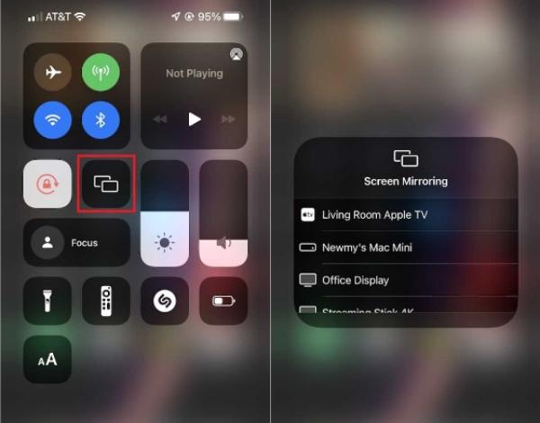 cast from iphone to TV via airplay 