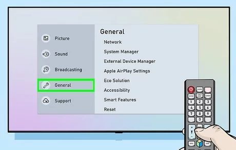 samsung tv setting airplay