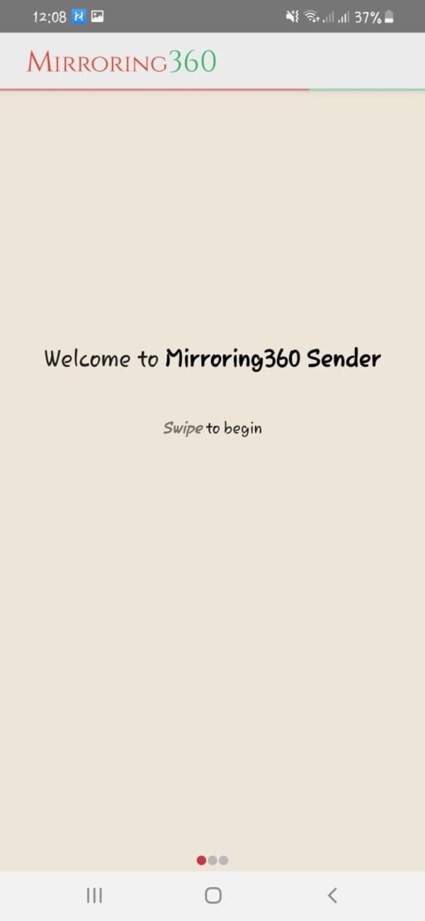 begin use mirroring360