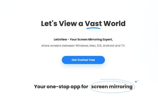 letsview screen mirroring app