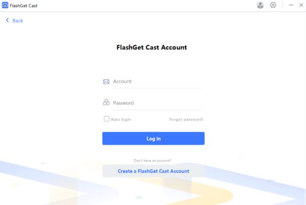 flashget cast account