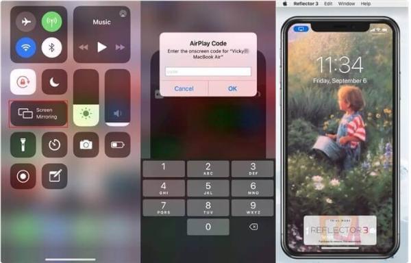 iphone Screen Mirroring to macbook