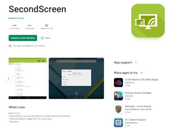 download secondscreen