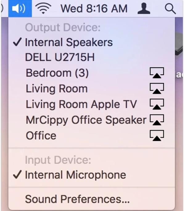Access the speaker icon
