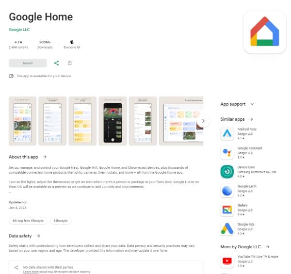 download google home