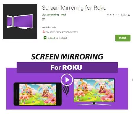  cast the Android device to the Roku TV