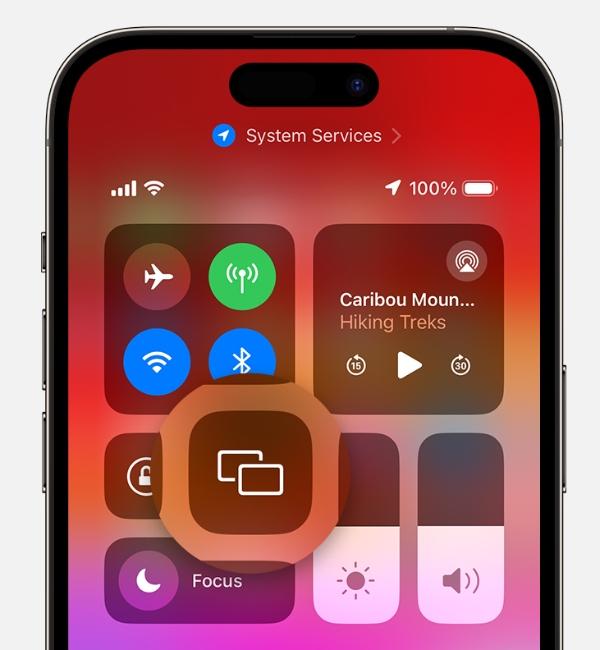 Screen Mirroring on iPhone
