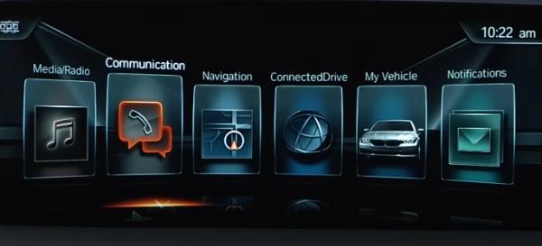 Access the BMW iDrive system