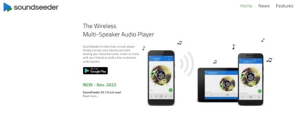 Audio mirroring Soundseeder App