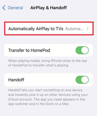 Automatically Airplay