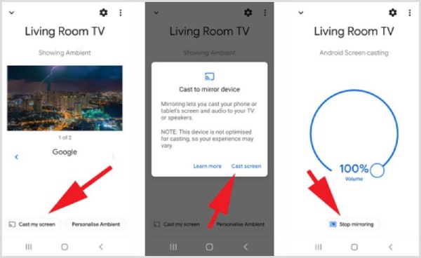 Access the Google Home app