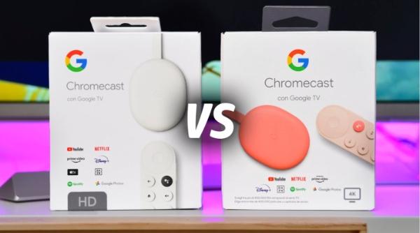 Chromecast 4K vs HD