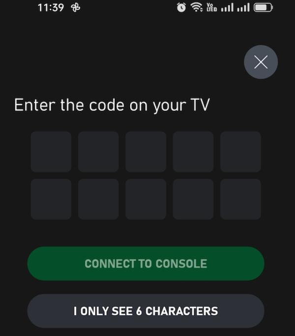 enter the code