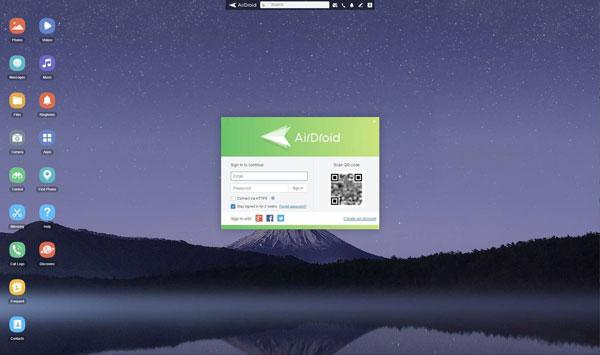 connect android to PC via airdroid