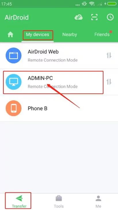 cast dell mobile with Airdroid