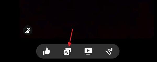 click screen share icon