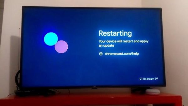 restart chromecast