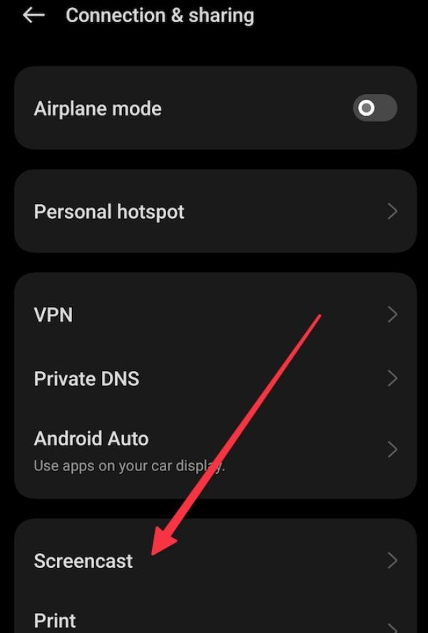 tap screencast