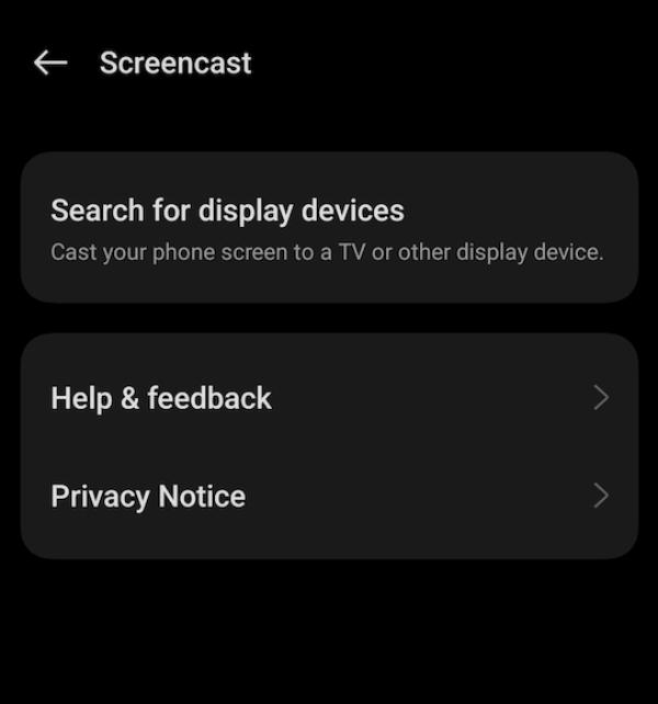 Enable wireless display